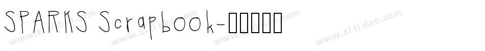 SPARKS Scrapbook字体转换